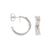 Earrings Marco Bicego Woman Goa in White Gold Diamante OG243-B